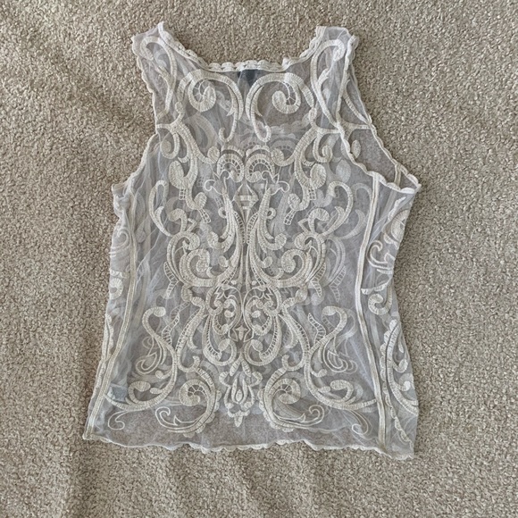 Express Sheer Tank Top - Picture 2 of 3
